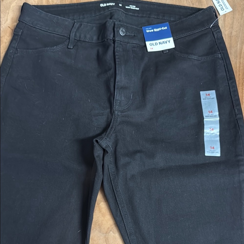 Old Navy Black Boot Cut Jeans Classic Style